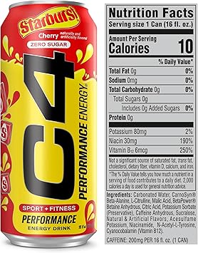 Cellucor C4 Energy Crb 16Oz 12Pk Cherry Starburst