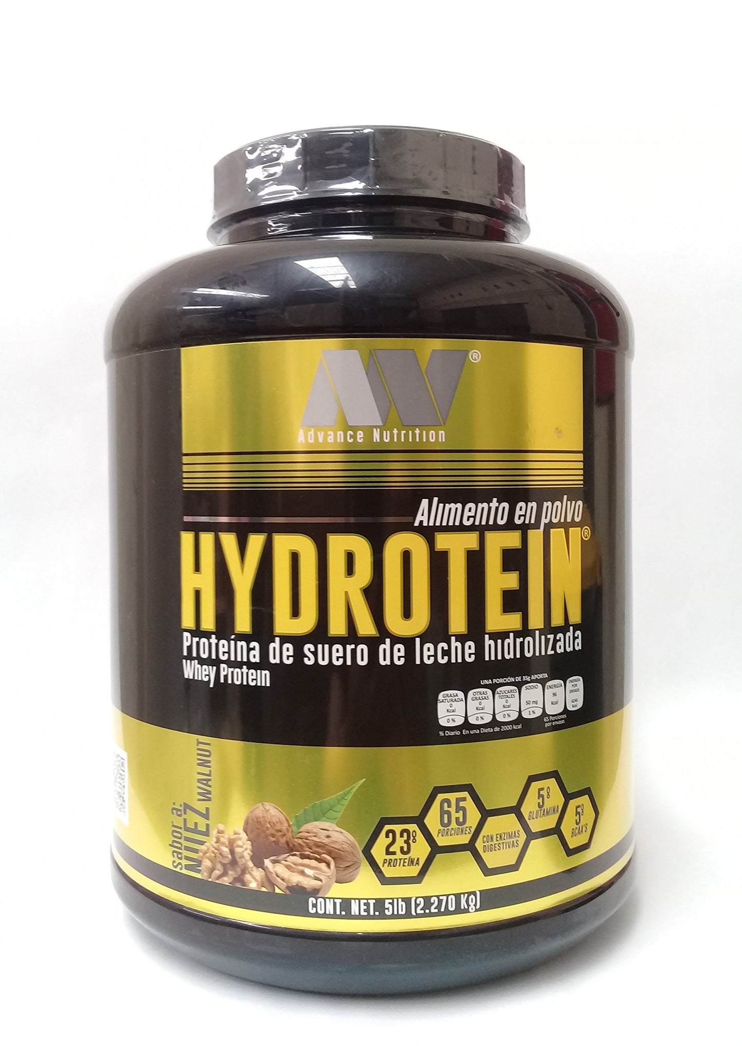 Advance Nutrition Hydrotein 5 Lbs Vainilla Nuez