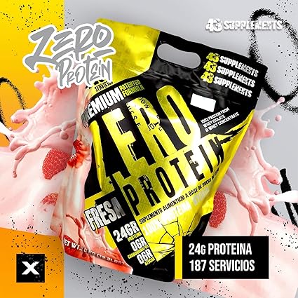 43 Suplements Zero Protein Bag 13.2 Lbs Fresa