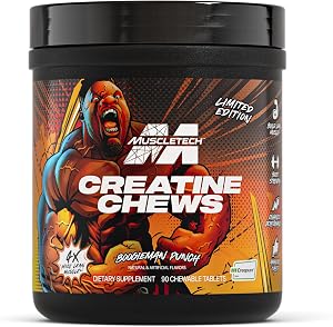 MUSCLETECH Muscletech Creatine Chews 90 Cts Boogieman Punch Edición Limitada
