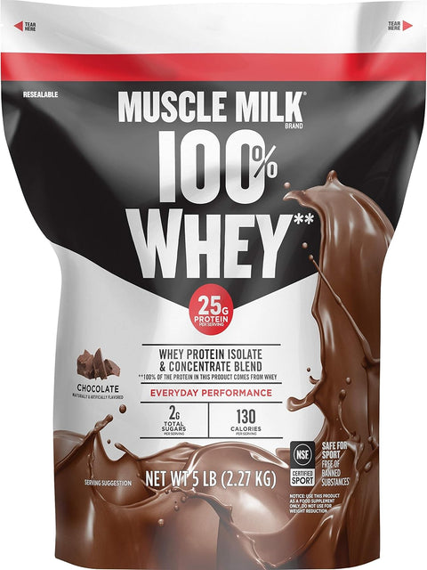 Musclefit 100% Whey Protein 5lb Chocolate Nuevo