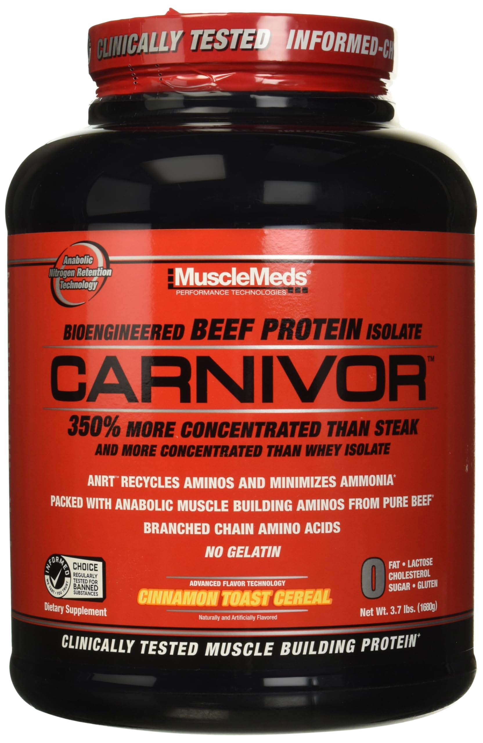 Musclemeds – Carnivor 3.7 lb Cinnamon Toast Cereal