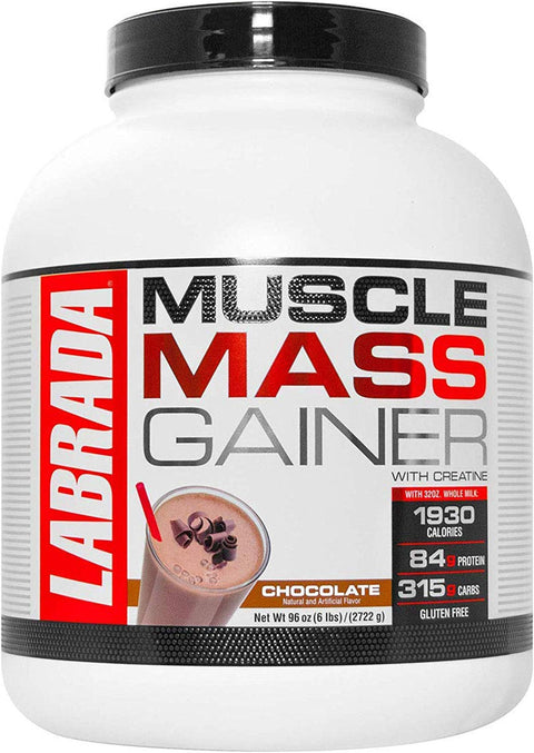 Labrada La Muscle Mass Gainer 12 Lbs Chocolate