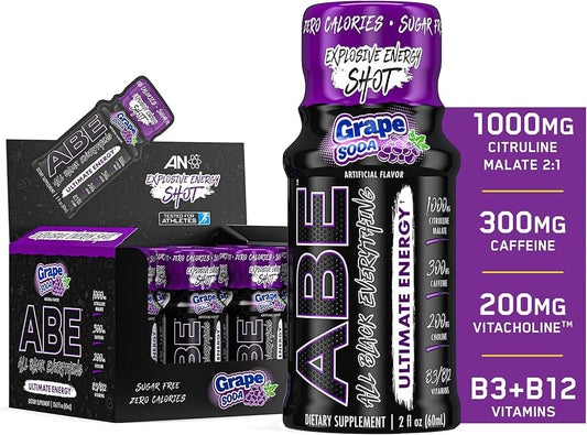 Abe Shot 60 Ml 12 Pack Grape Soda