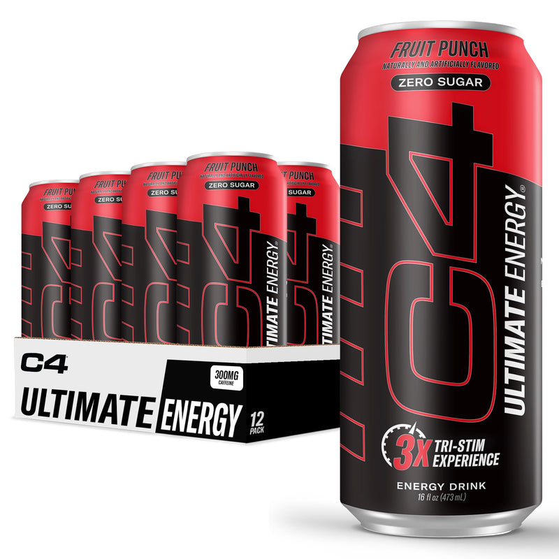 CELLUCOR Cellucor Cel C4 Ultimate Crb 16oz 12pk Fruit Punch