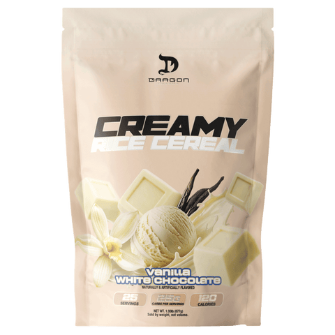 DRAGON PHARMA Dragon Pharma Dragon Creamy Rice Cereal 25 Servicios Vanilla White Chocolate "nuevo"