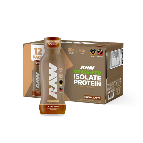 RAW Raw Protein Rtd 12 Oz/12 Pack Mocha Latte