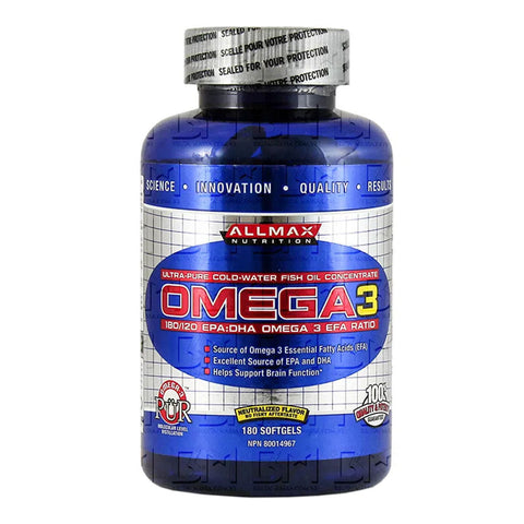 ALLMAX Allmax Almx Omega 3 180 Ct