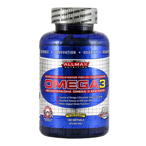 ALLMAX Allmax Almx Omega 3 180 Ct
