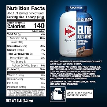DYM ELITE WHEY PROTEINA 5 LBS RICH CHOCOLATE *OFERTA*