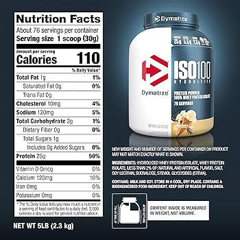 Dymatize Nutrition Iso 100 3 Lbs Vainilla Gourmet