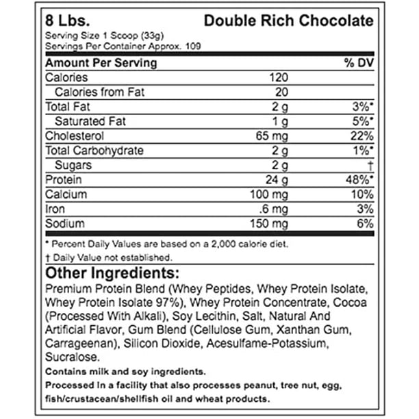 Muscletech – Nitro-Tech Whey Gold 8 lb Double Rich Chocolate