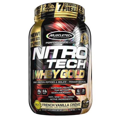 MUSCLETECH Muscletech Nitro-tech Whey Gold 2 Lbs Vainilla French
