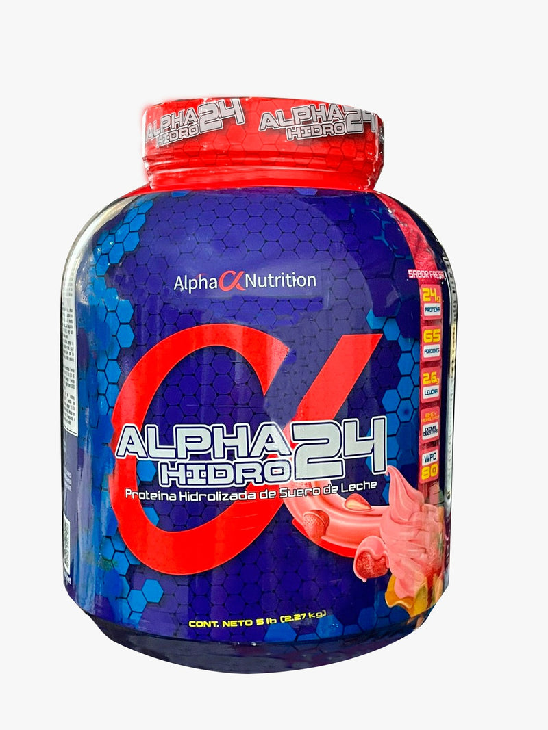 ALPHA NUTRITION Alpha Nutrition Alpha Whey Protein Hidro 24 5lbs Fresa