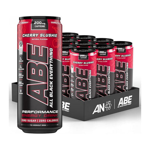 An Abe Energy Drink 12 Oz 12 Pack Icee Performance Cherry