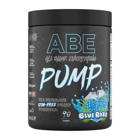 An Abe Pre-workout Pump 40 Servicios Blue Razz