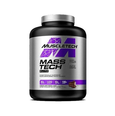 Muscletech – Mt Mass Tech Elite 6 lb Chocolate Fudge Cake *Oferta*