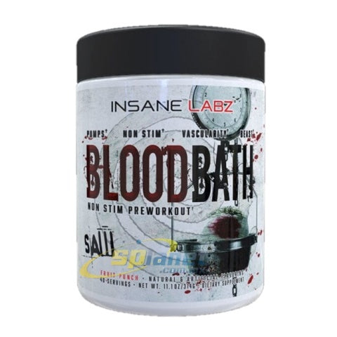 Insane Labz Saw Series Blood Bath Non Stim Pro 40 Serv Fruit Punch