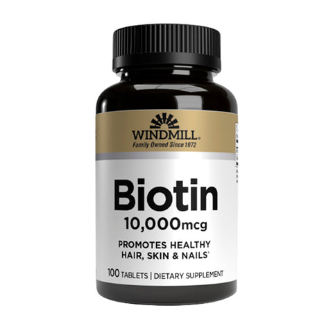 Windmill Health Products Whp Biotin 10000 Mcg 100 Ct