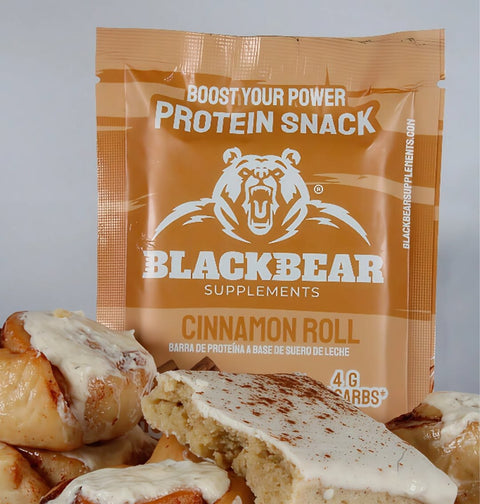 Blackbear Barra De Proteina Caja 10 Pz Cinammon Roll