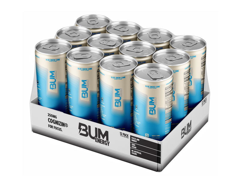 RAW Raw Bum Energy Drink 12 Oz/12 Pack Cream Soda
