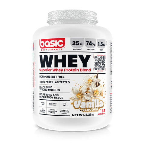 Basic Whey 5 Lbs Vainilla Nuevo