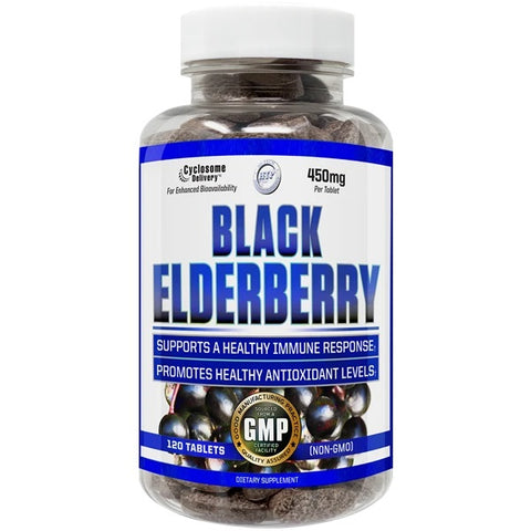 HIGH TECH PHARMACEUTICALS High Tech Pharmaceuticals Htp Black Elderberry 450 Mg 120 Ct