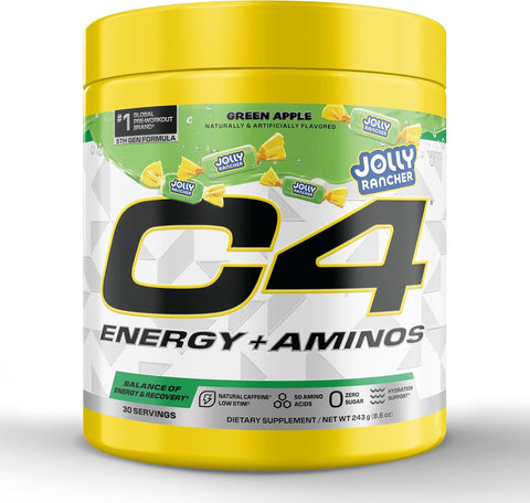 CELLUCOR Cellucor Cel C4 Energy + Aminos 30 Servicios Green Apple Jolly Rancher