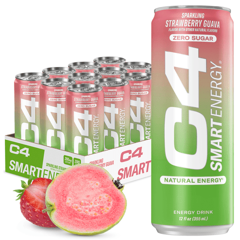 CELLUCOR Cellucor Cel C4 Smart Energy Crb 12oz 12pk Strawberry Guava