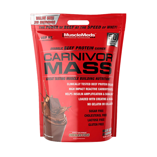 Musclemeds Carnivor Mass 10 Lb (Bolsa) Chocolate Fudge