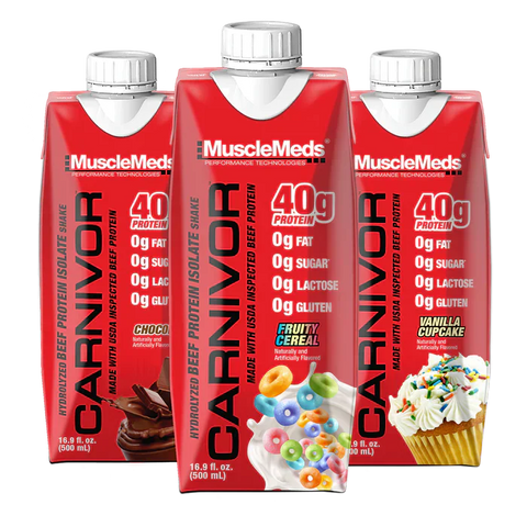 MUSCLEMEDS Musclemeds Mmd Carnivor Rtd 16.9 Oz/500ml 12 Pack Salted Caramel