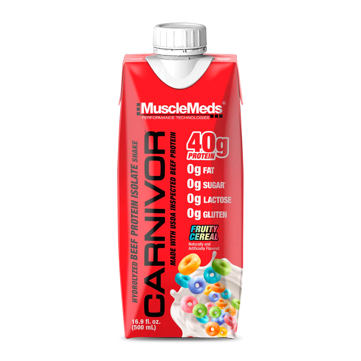 Musclemeds Carnivor Rtd 16.9 Oz/500Ml (1 Pieza) Fruity Cereal