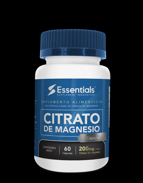 ESSENTIALS Essentials Ess Citrato De Magnesio 200 Mg 60 Cápsulas