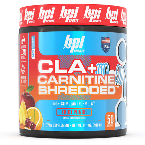 Bpi Cla+carnitine Shredded 50 Servicios Fruit Punch