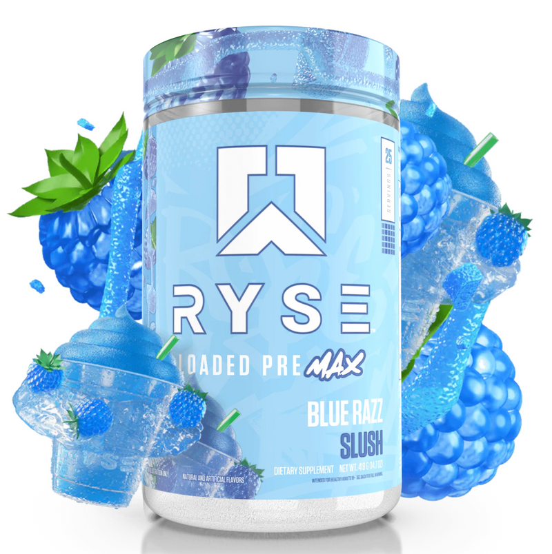 RYSE Ryse Loaded Pre Max 25 Servicios Blue Razz Slush Nuevo