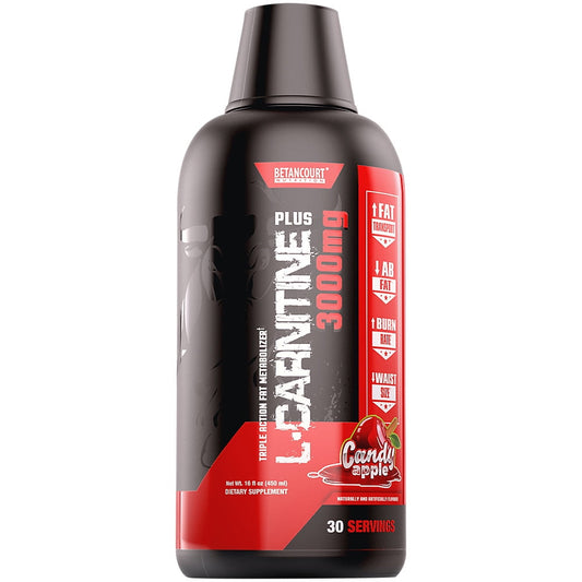 Betancourt Nutrition L Carnitine 3000 Mg 16 Oz Candy Apple