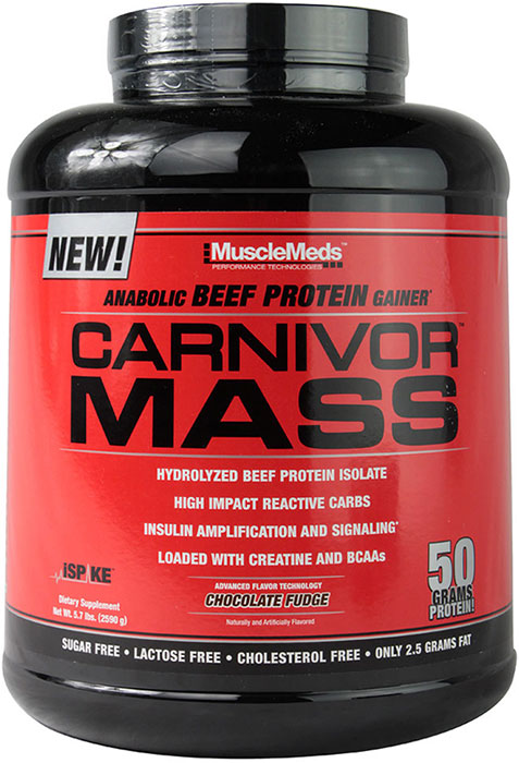 Musclemeds Mmd Carnivor Mass 5.7 Lbs Chocolate Fudge