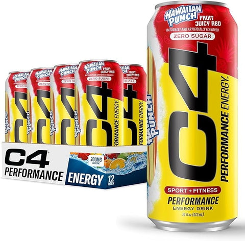 CELLUCOR Cellucor Cel C4 Energy Crb 16oz 12pk Hawaiian Punch Fruit Juicy R