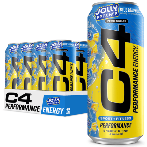 CELLUCOR Cellucor Cel C4 Energy Crb 16oz 12pk Blue Razz Jolly Rancher