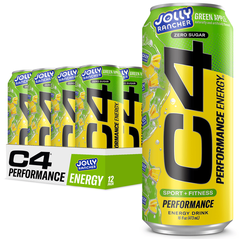 CELLUCOR Cellucor Cel C4 Energy Crb 16oz 12pk Green Apple Jolly Rancher