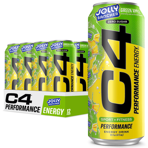 CELLUCOR Cellucor Cel C4 Energy Crb 16oz 12pk Green Apple Jolly Rancher