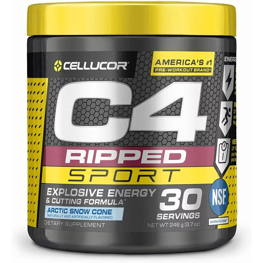 Cellucor – Cel C4 Ripped Sport 30 Porciones Artic Snow Cone – Suplementos