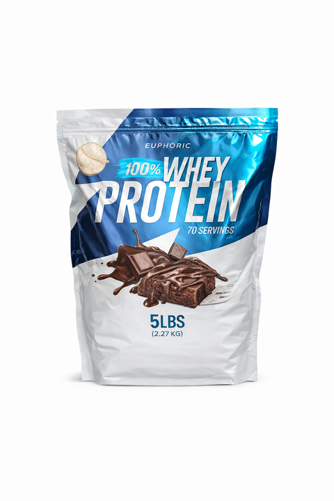 Euphoric 100% Whey Protein 5 Lbs Bownie Triple Chocolate