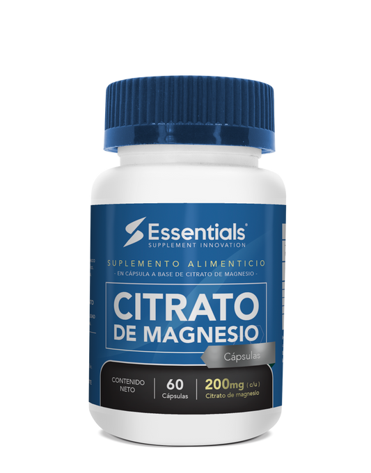 Citrato De Magnesio 200 Mg 60 Caps