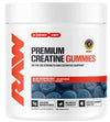 Raw Premium Creatine Gummies120 Gummies Blue Rapsberry Nuevo