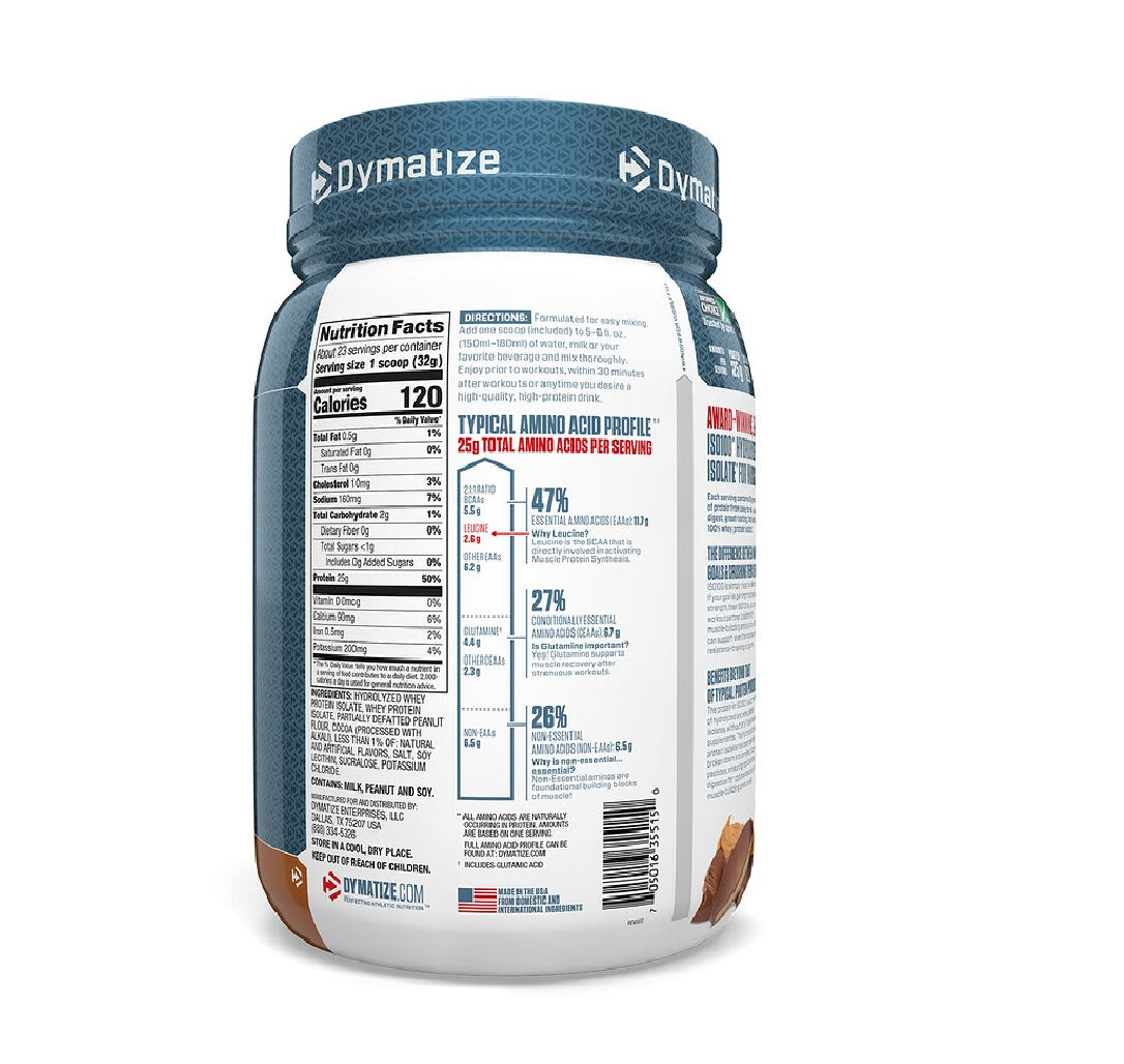 Dymatize Nutrition Iso 100 1.3 Lbs 20 Serv Fruity Pebbles