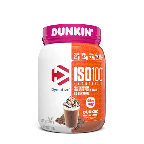DYMATIZE NUTRITION Dymatize Nutrition Dym Iso 100 5 Lbs Dunkin Mocha Latte Nuevo