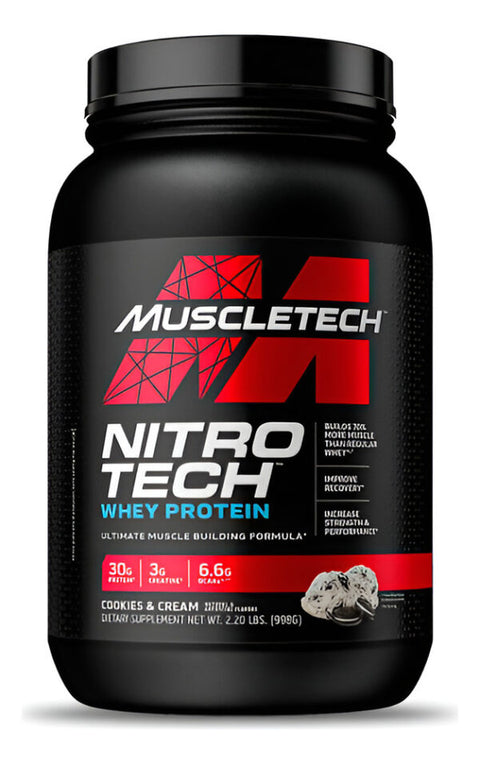 MUSCLETECH Muscletech Nitro Tech Whey Protein 2.2 Lbs Cookies & Cream (antes Performance)