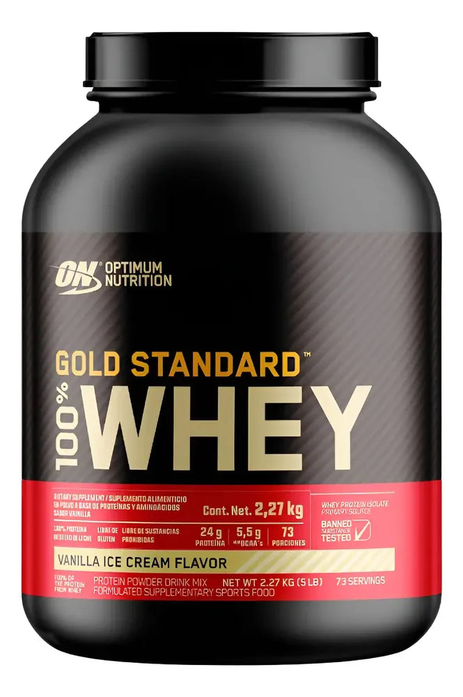 OPTIMUM NUTRITION Optimum Nutrition 100% Whey Gold Std 5 Lbs Coffee