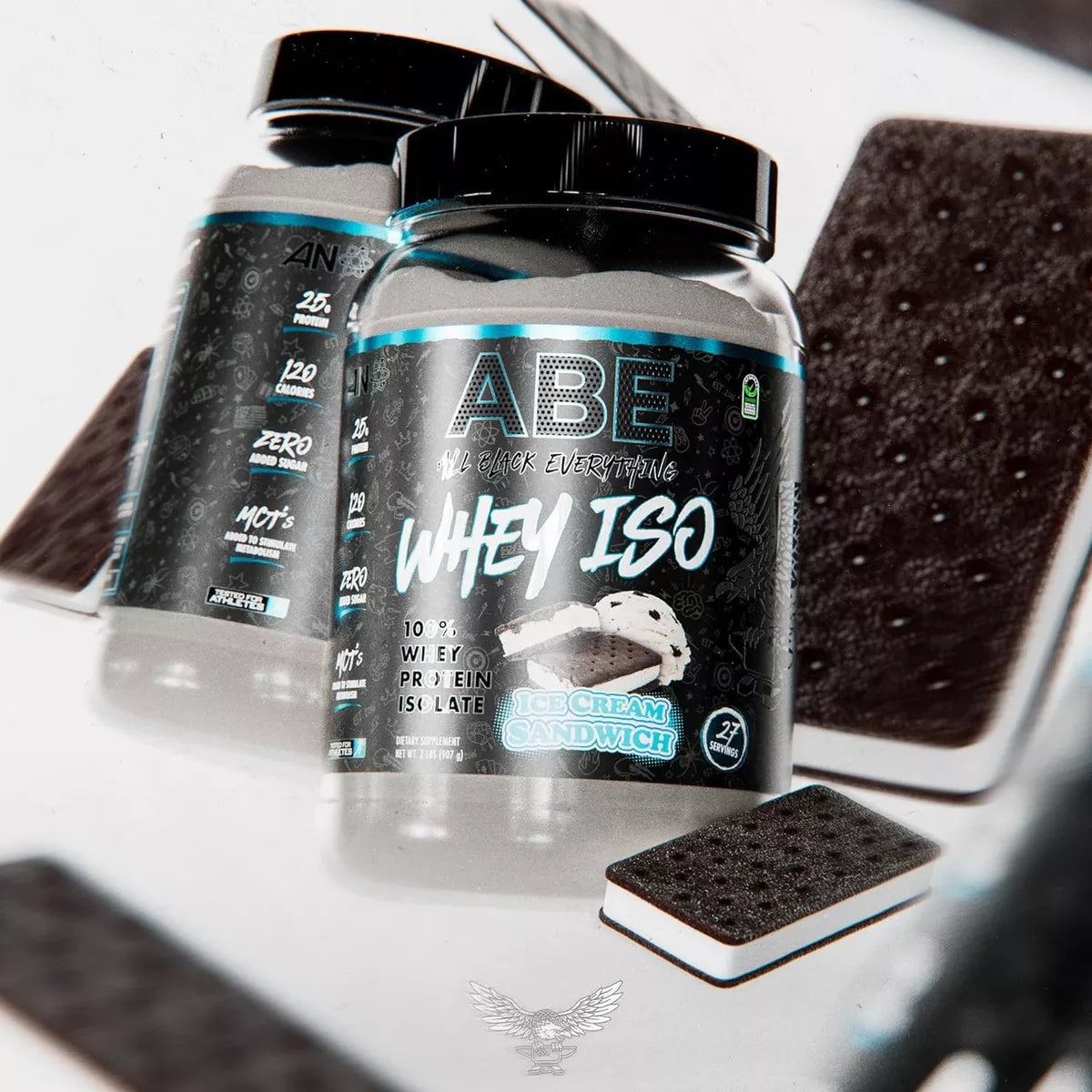 An Abe – ISO Whey 2 lb Ice Cream Sandwich – Proteínas – Alta P
